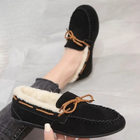 Classic Warm Ladies' Slippers - Selina-Black-3-State of Style