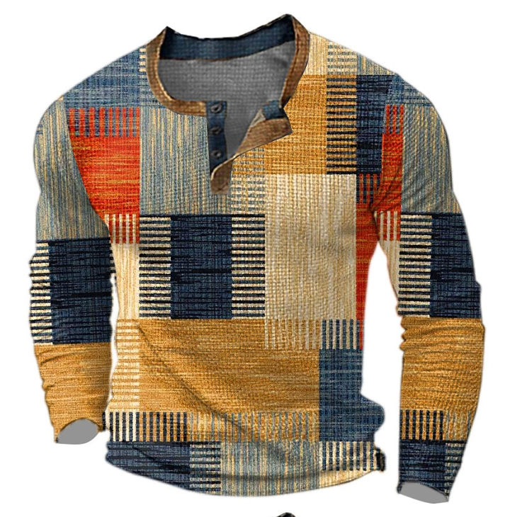 Classic Warm Men’s Sweater - Milo-Orange-S-State of Style