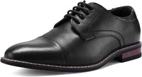 Classic Wingtip Men's Shoes - Victor-Black-6.5-State of Style