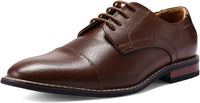 Classic Wingtip Men's Shoes - Victor-Dark brown-6.5-State of Style