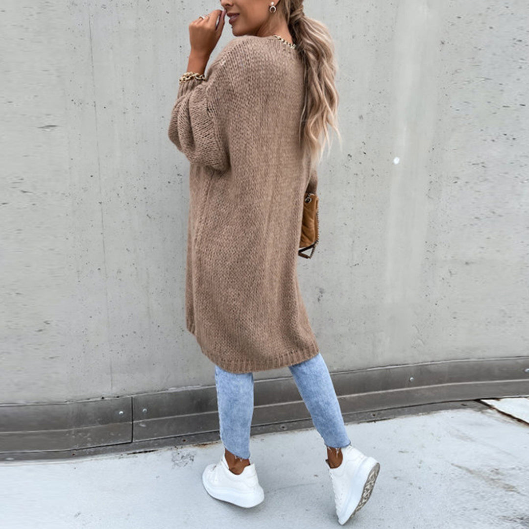Classic Women's Cardigan - Camille-Beige-S-State of Style