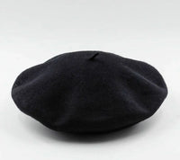 Classic Wool Beret - Marlene-Black-State of Style