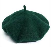 Classic Wool Beret - Marlene-Dark Green-State of Style