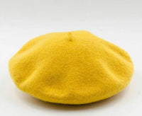 Classic Wool Beret - Marlene-Yellow-State of Style