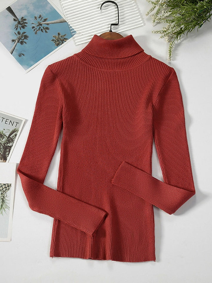 ClassSweater | Women's Pullover-Brick Red-One Size-State of Style