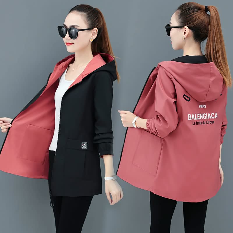ClassyBlazer | Stylish Blazer for Women-Black/Red (Red Print-Double-Sided)-M-State of Style
