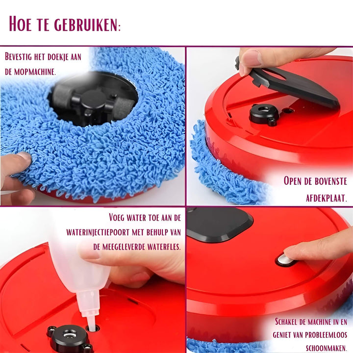 CleanBot Home Robot Mop-Black-State of Style