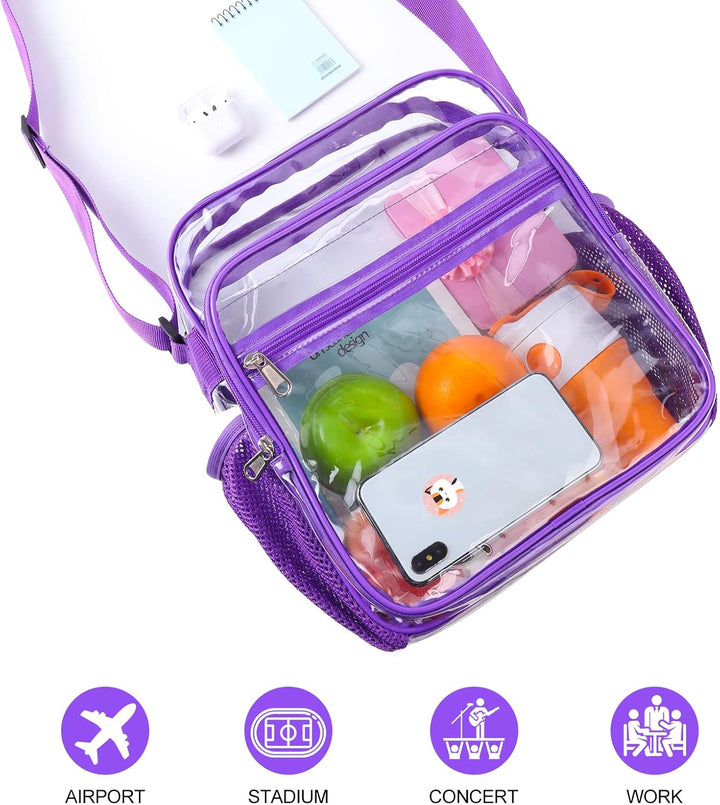 Clear Stadium Approved Crossbody Bag – Nova