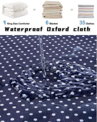 Clothes Storage Box | Space-Saving & Durable Organiser-Blue-State of Style