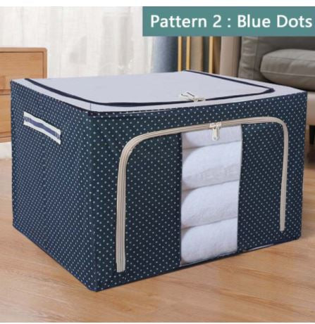Clothes Storage Box | Space-Saving & Durable Organiser-Blue-State of Style