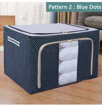 Clothes Storage Box | Space-Saving & Durable Organiser-Blue-State of Style