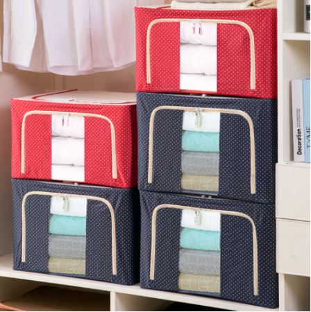 Clothes Storage Box | Space-Saving & Durable Organiser-Blue-State of Style