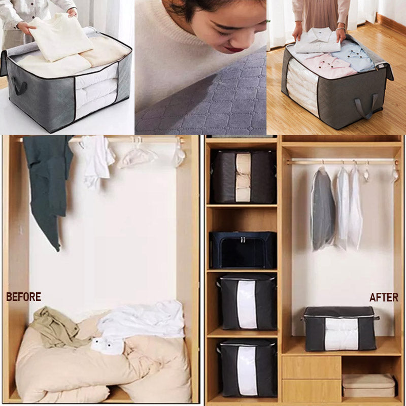 Clothing Organiser | Space-Saving & Multi-Compartment Storage-State of Style