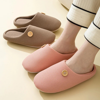 CloudStep Memory Foam Comfort Slippers-AU 4-5-Khaki-State of Style