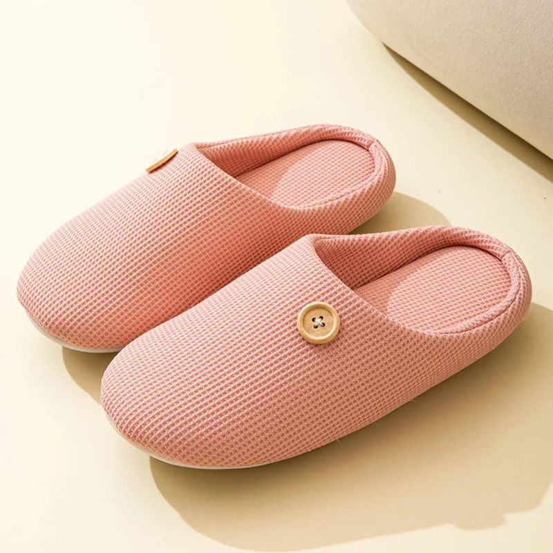CloudStep Memory Foam Comfort Slippers-AU 4-5-Pink-State of Style