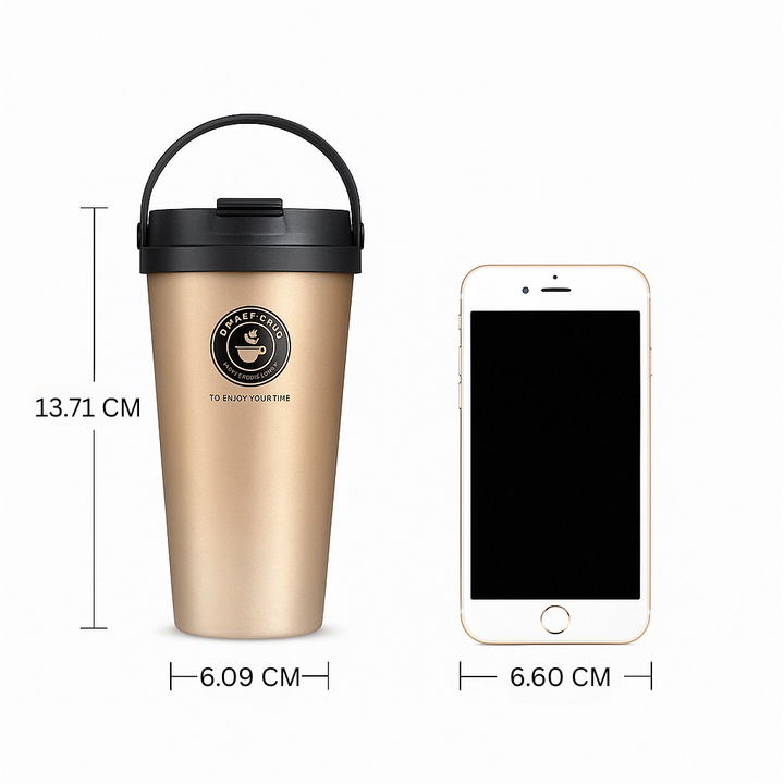 Coffee Travel Mug - ThermaSip-Black-State of Style