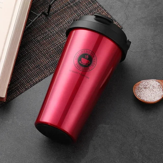 Coffee Travel Mug - ThermaSip-Red-State of Style