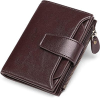 Compact Multi-Functional Leather Wallet – RFID Blocking