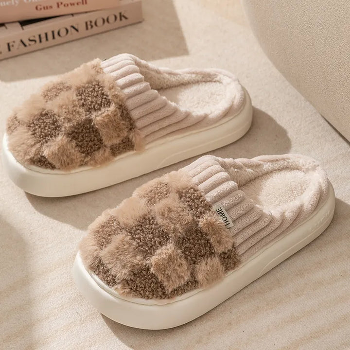 Coleen Indoor Slippers | Thick and Soft-Chocolate-7.5-8.0-State of Style