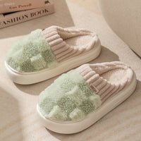 Coleen Indoor Slippers | Thick and Soft-Green-4.5-5.0-State of Style