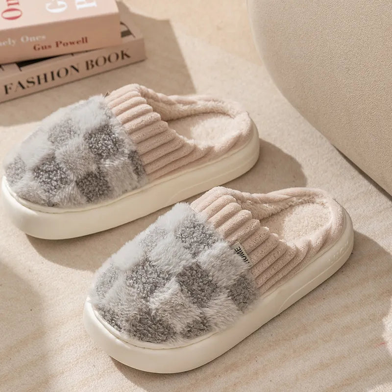 Coleen Indoor Slippers | Thick and Soft-Grey-7.5-8.0-State of Style