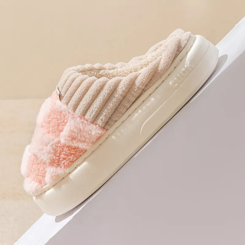 Coleen Indoor Slippers | Thick and Soft-White-4.5-5.0-State of Style