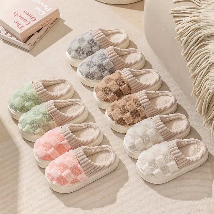 Coleen Indoor Slippers | Thick and Soft-White-4.5-5.0-State of Style