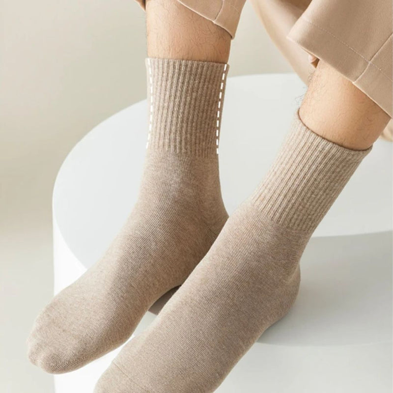 Colin Traditional Socks – 5-Pack Soft & Breathable Business Socks-Blue-State of Style