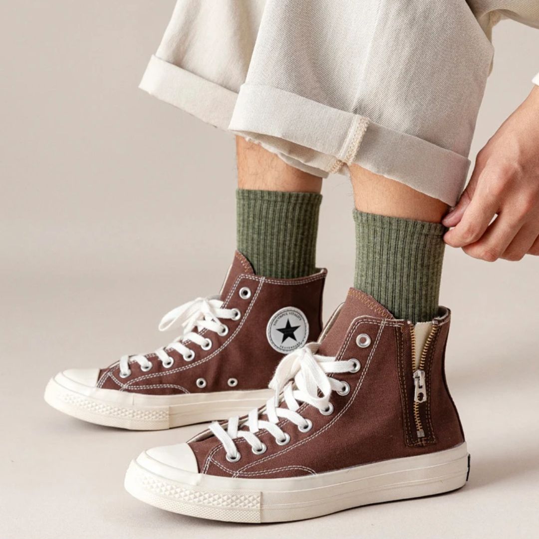 Colin Traditional Socks – 5-Pack Soft & Breathable Business Socks-Blue-State of Style