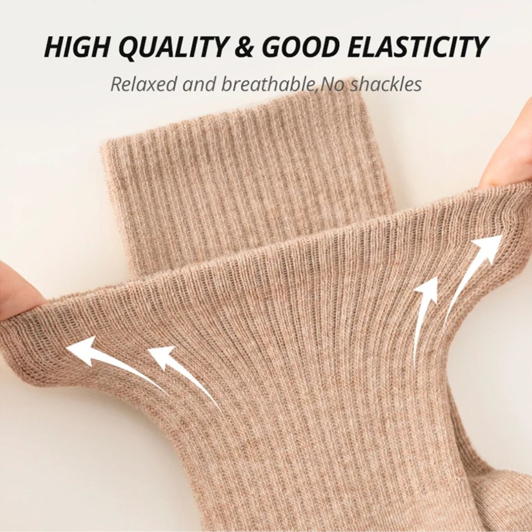 Colin Traditional Socks – 5-Pack Soft & Breathable Business Socks-Blue-State of Style