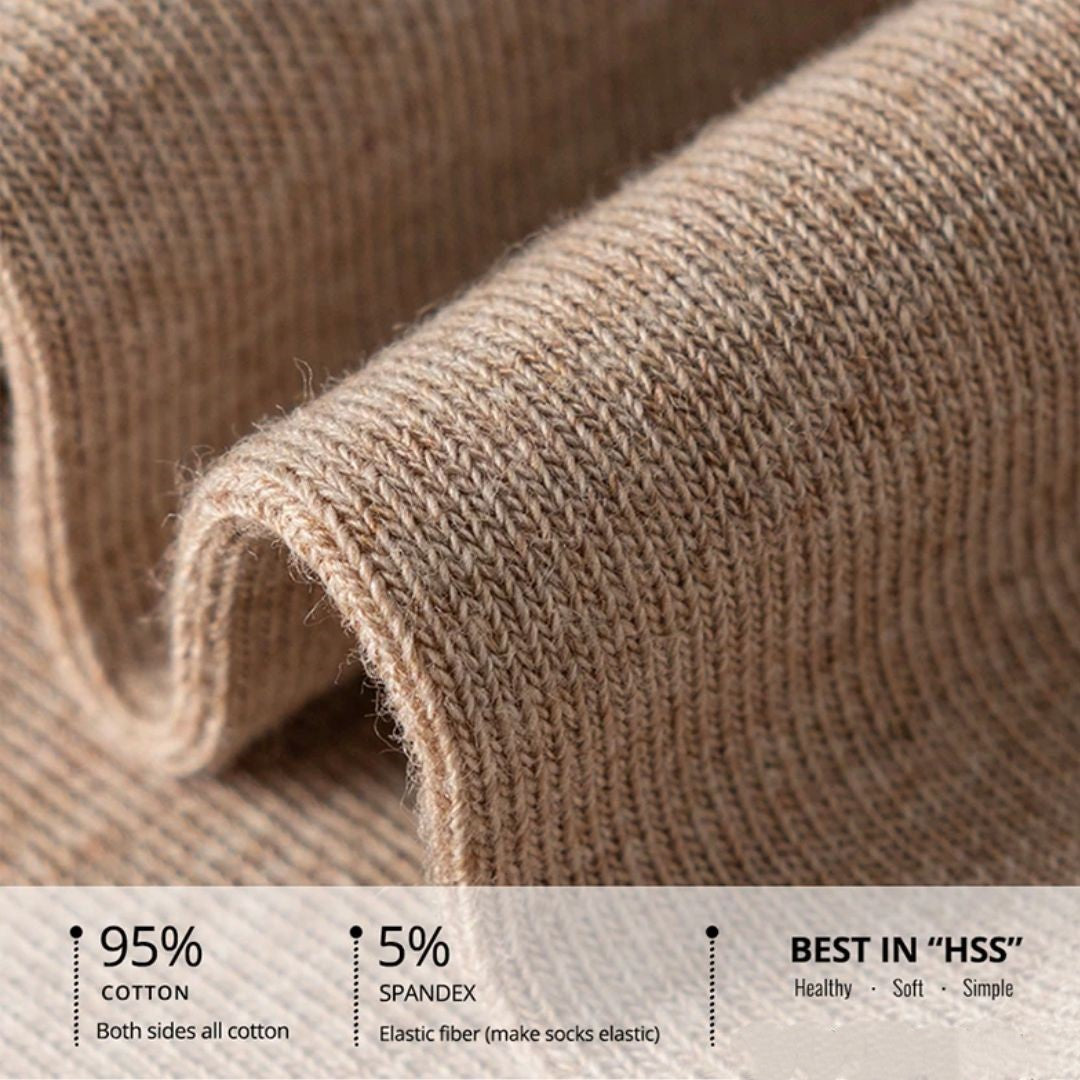 Colin Traditional Socks – 5-Pack Soft & Breathable Business Socks-Blue-State of Style