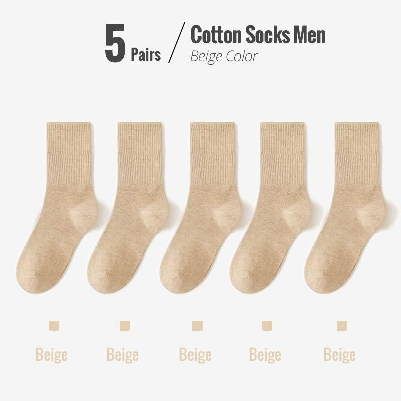 Colin Traditional Socks – 5-Pack Soft & Breathable Business Socks-Blue-State of Style