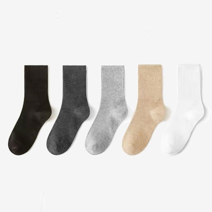 Colin Traditional Socks – 5-Pack Soft & Breathable Business Socks-Set B-State of Style