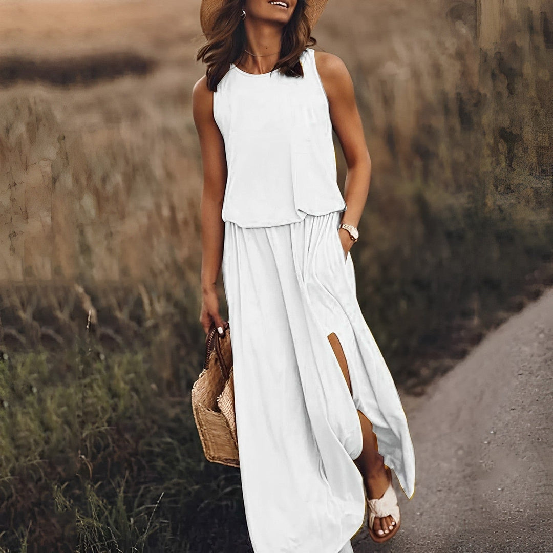 Colorful Stylish Summer Dress - Sophie Richter-White-S-50% OFF!-State of Style