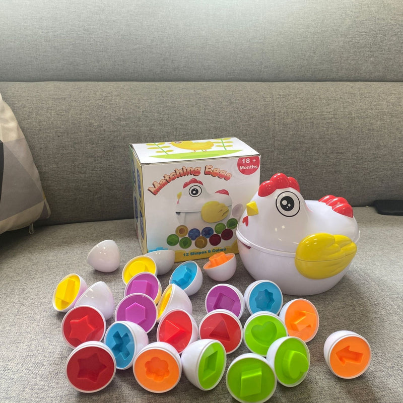 Colourful and Educational Egg Set - ColorMatch-State of Style