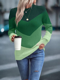 Colourful Crew Neck Sweater - Emmeline-S-State of Style