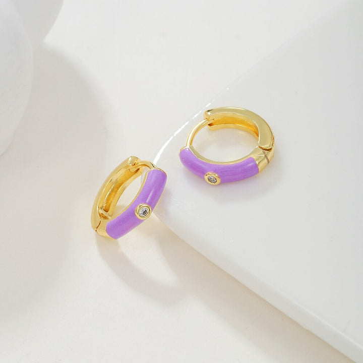 Colourful Earcandy Earrings | Stylish & Fun Jewellery-Lavender-Cherry Red-Lake Blue-State of Style