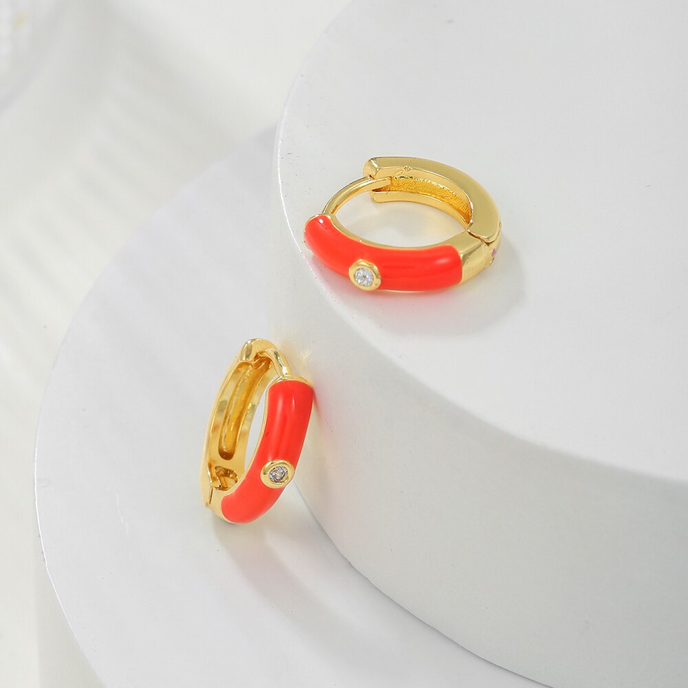 Colourful Earcandy Earrings | Stylish & Fun Jewellery-Lavender-Cherry Red-Lake Blue-State of Style