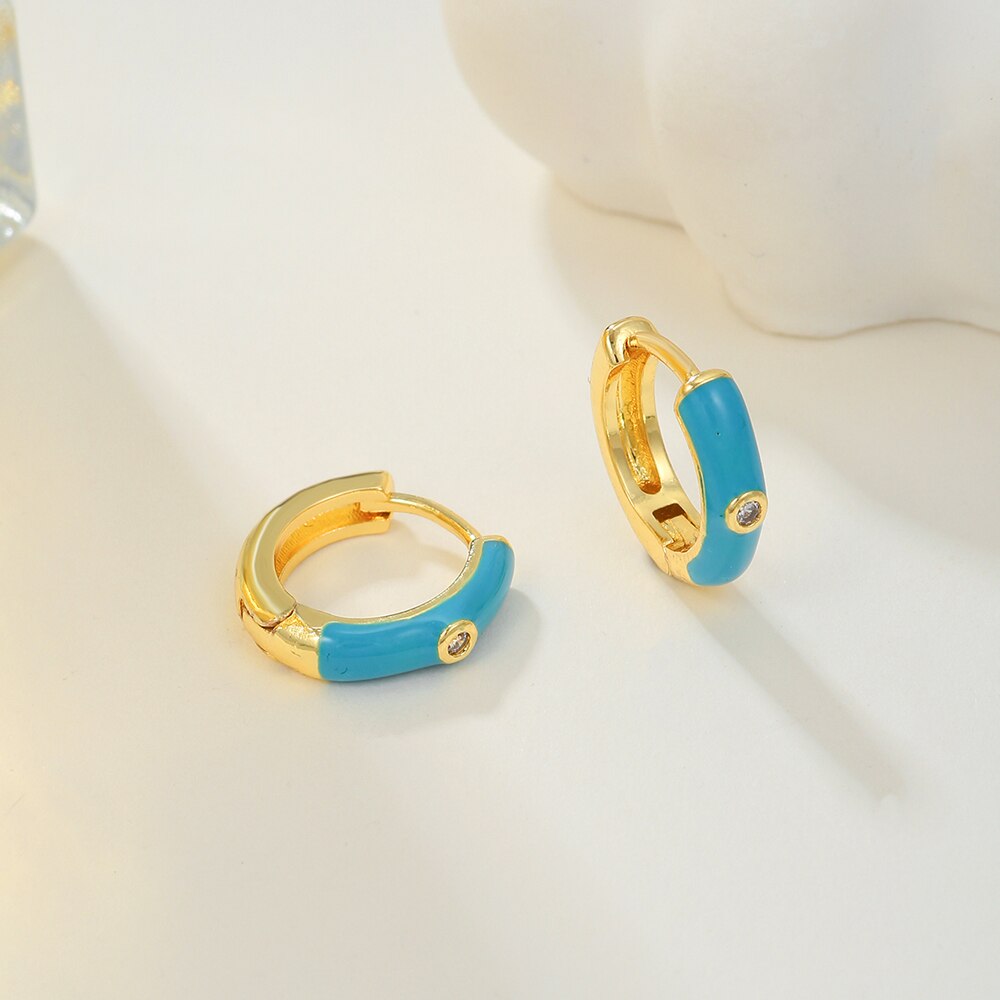 Colourful Earcandy Earrings | Stylish & Fun Jewellery-Lavender-Cherry Red-Lake Blue-State of Style