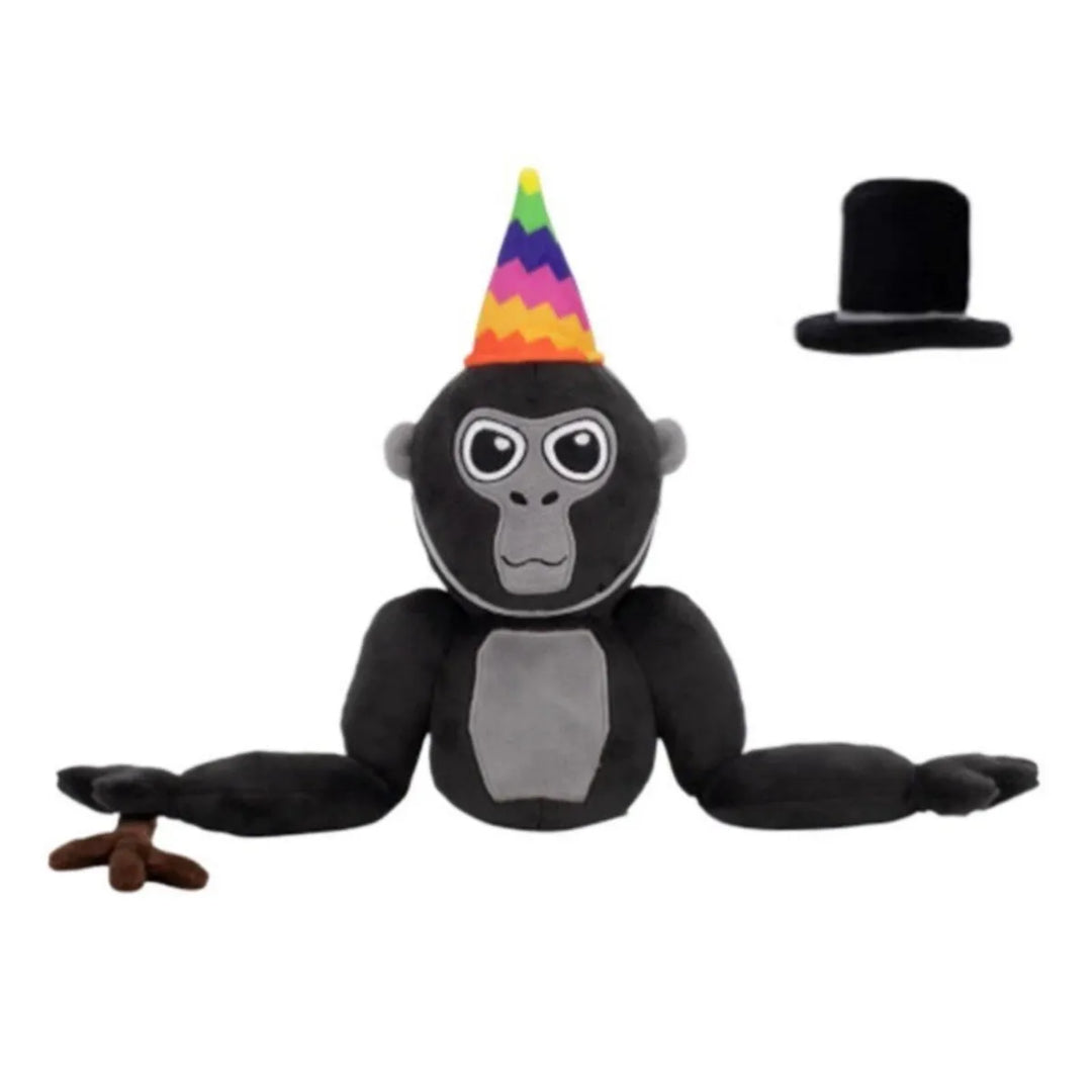 Colourful Gorilla Plush - FunkyGorilla-Gorilla with Black Hat-State of Style