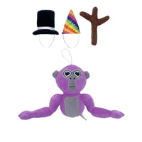 Colourful Gorilla Plush - FunkyGorilla-Gorilla with Purple Hat-State of Style