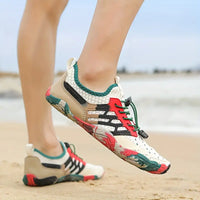 Colourful Ladies Barefoot Water Shoes - AquaStride-Brown-2.5-State of Style