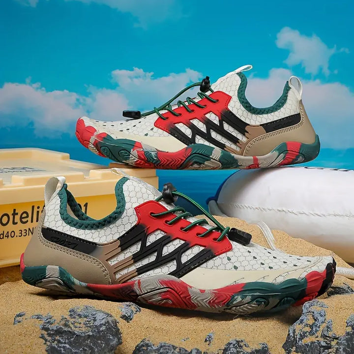 Colourful Ladies Barefoot Water Shoes - AquaStride-Brown-2.5-State of Style