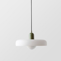 Colourful Pendant Lamp in Bauhaus Style - StiloGlas-Red-Green-25 x 18 cm-State of Style