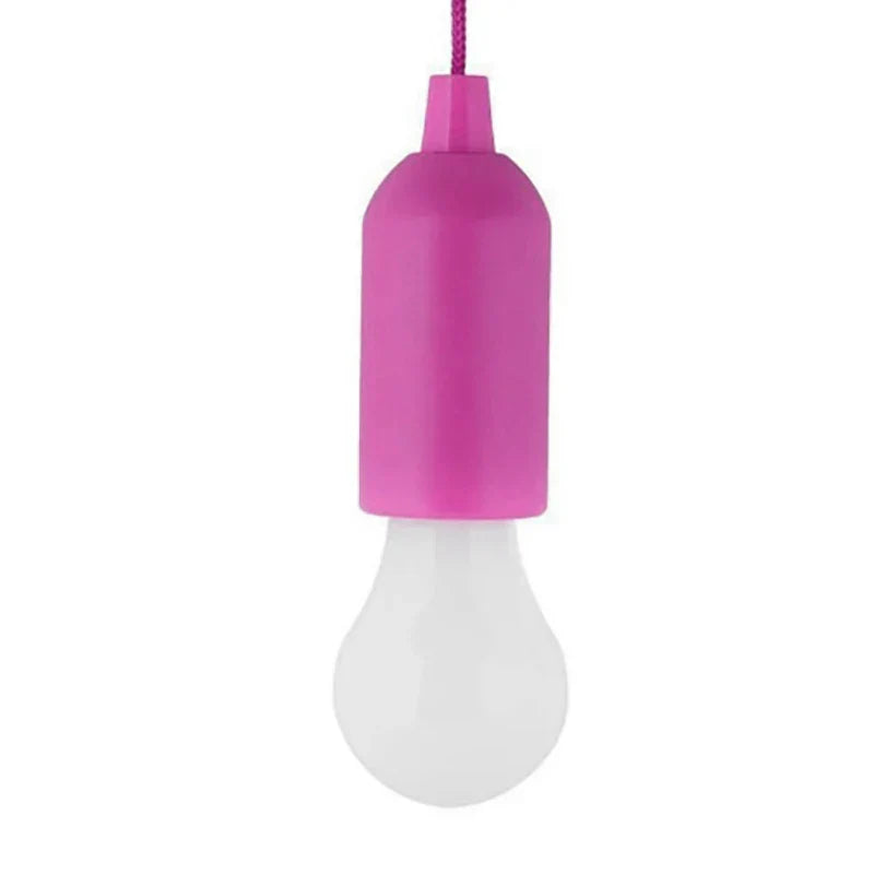 Colourful Portable Pendant Lamp - ChromaGlow-Purple (White Light)-State of Style