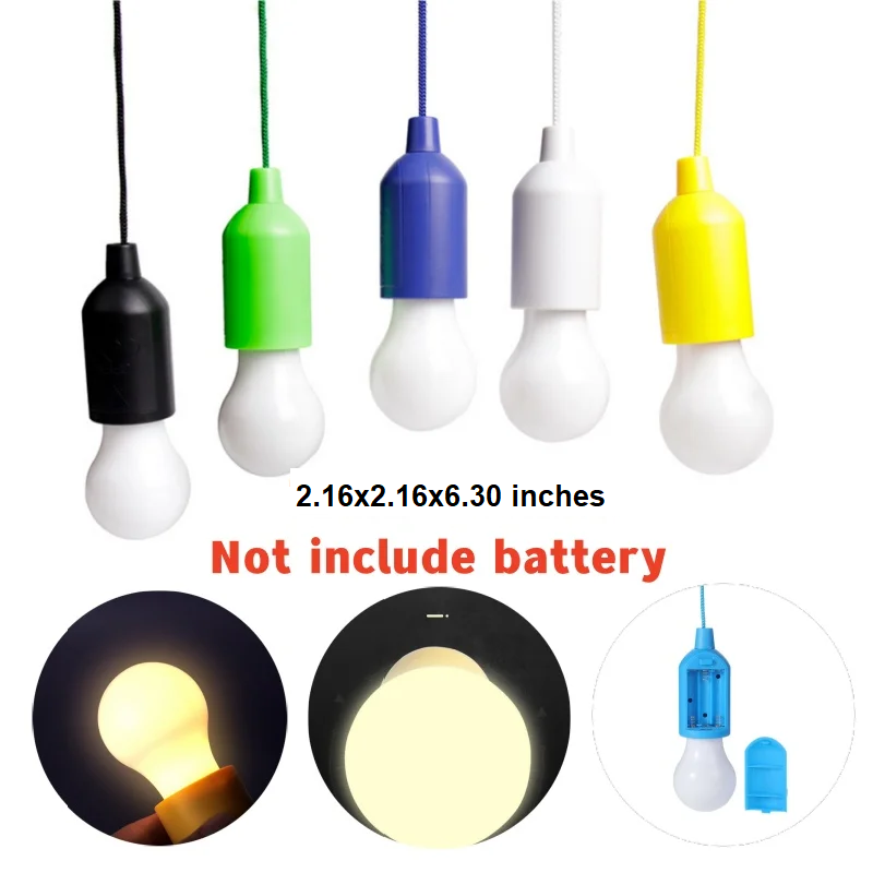 Colourful Portable Pendant Lamp - ChromaGlow-Red (White Light)-State of Style