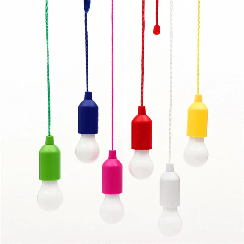 Colourful Portable Pendant Lamp - ChromaGlow-Red (White Light)-State of Style