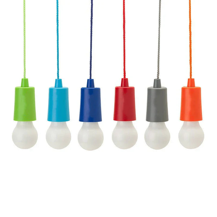 Colourful Portable Pendant Light - ChromaGlow-Red (White Light)-State of Style