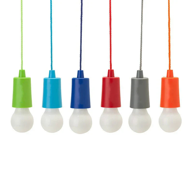 Colourful Portable Pendant Light - ChromaGlow-Red (White Light)-State of Style