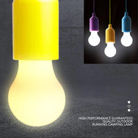 Colourful Portable Pendant Light - ChromaGlow-Red (White Light)-State of Style
